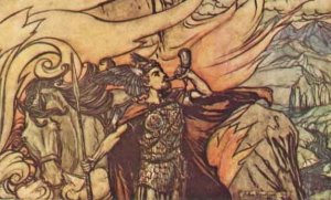 Siegfried, by Arthur Rackham [1910] (Public Domain Image)